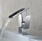 Watervalkraan Scorrere chroom design kraan, Doe-het-zelf en Verbouw, Sanitair, Verzenden, Nieuw