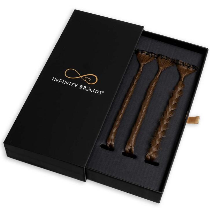 Infinity Braids  Infinity Braidies Mini Cayenne Spice, Sieraden, Tassen en Uiterlijk, Uiterlijk | Haarverzorging, Nieuw, Verzenden