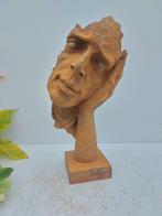 Beeld,  THE THINKING FACE  - 29 cm - Gietijzer, Antiek en Kunst