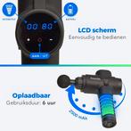 2dekans | Auronic Massage Gun - 6 Opzetstukken - 30 Standen, Ophalen of Verzenden, Zo goed als nieuw