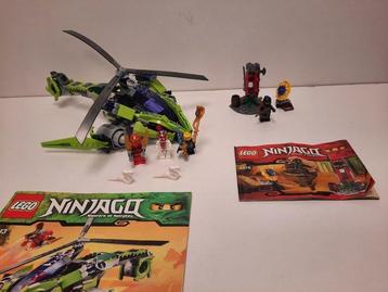 Lego - Ninjago - 9443+2516 - Ratelkopter +Spinner Ninja beschikbaar voor biedingen