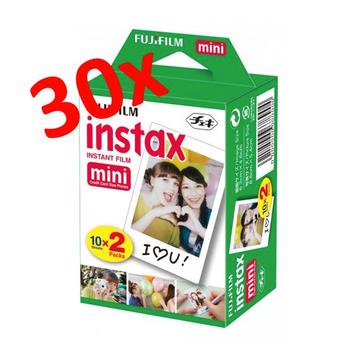 Fujifilm instax mini film 30x dubbelpak (600 foto´s)