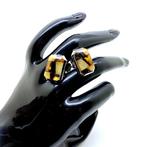 Set manchetknopen met natuurlijk Baltisch barnsteen -