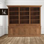 Landelijke klassieke kast Devonshire - Teak - Ook in kleur!, Nieuw, Teakhout, Landelijk, klassiek, vintage, brocante, modern, rustiek