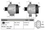 Dynamo / Alternator VOLVO S40 II (1.6,1.8,1.8 FlexFuel,..., Auto-onderdelen, Motor en Toebehoren, Nieuw, Ophalen of Verzenden