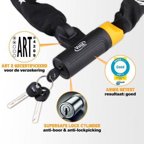 VINZ Salado Fietsslot ART2 - 200cm, Motoren, Accessoires | Sloten, Verzenden