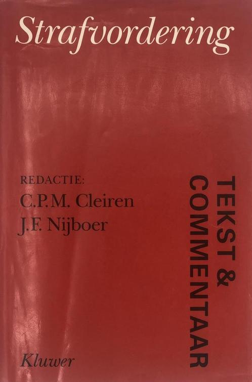 Strafvordering / Tekst & Commentaar 9789026825279, Boeken, Wetenschap, Gelezen, Verzenden