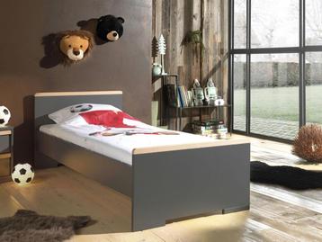 KidsOnly Londen Bed 90 x 200 cm Antraciet beschikbaar voor biedingen