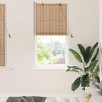 vidaXL Rolgordijn Anders Licht Bruin 80 x 160 cm Bamboe, Huis en Inrichting, Stoffering | Gordijnen en Lamellen, Verzenden, Nieuw