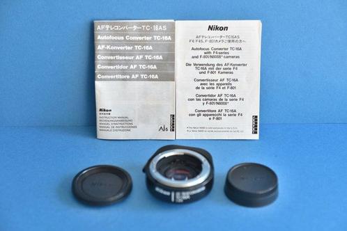 Nikon AF Teleconverter TC-16A 1,6x AI-s + accessoires *, Audio, Tv en Foto, Fotocamera's Analoog