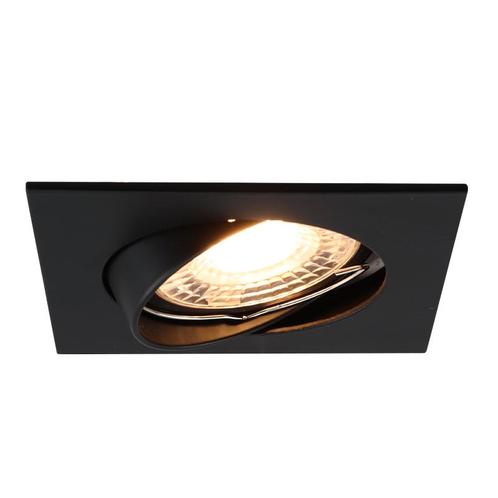 Aluminium inbouwspot zwart, Sabien, Huis en Inrichting, Lampen | Spots, Nieuw, Ophalen of Verzenden