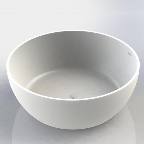 Vrijstaand Ligbad Arcqua Cusco Rond 153 cm Glans Wit, Doe-het-zelf en Verbouw, Sanitair, Ophalen of Verzenden