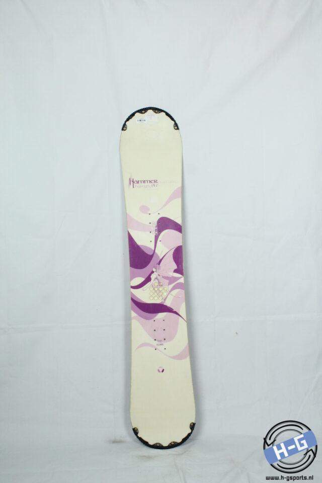 Refurbished - Snowboard - Hammer Hyleyn purple - 147, Sport en Fitness, Snowboarden, Board, Gebruikt, Ophalen of Verzenden