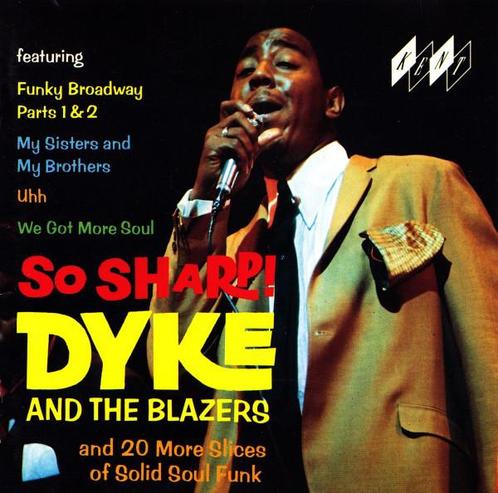 cd - Dyke And The Blazers - So Sharp!, Cd's en Dvd's, Cd's | Overige Cd's, Zo goed als nieuw, Verzenden