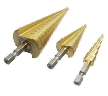HSS Stappenboor bit boorset stappen boor kegelboor  4-32mm beschikbaar voor biedingen