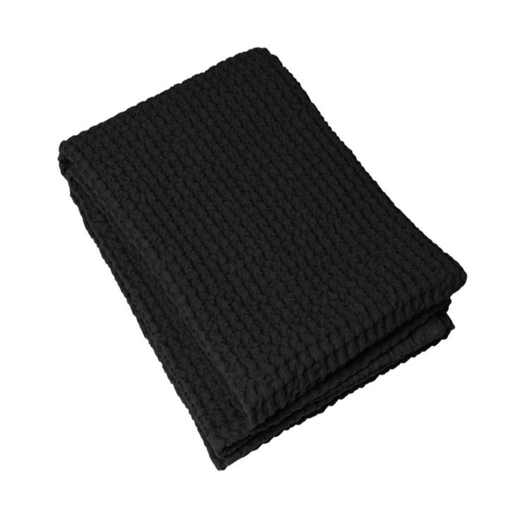 Blomus Badlaken Caro Zwart 70 X 140 CM, Doe-het-zelf en Verbouw, Overige Doe-het-zelf en Verbouw, Nieuw, Ophalen of Verzenden