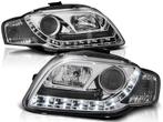 Koplampen Audi A4 B7 Devil Eyes DRL look chroom ELR, Ophalen of Verzenden, Nieuw