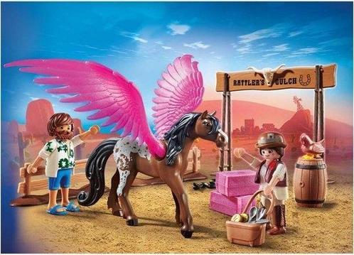 PLAYMOBIL: THE MOVIE Marla en Del met gevleugeld paard -, Kinderen en Baby's, Speelgoed | Playmobil, Verzenden