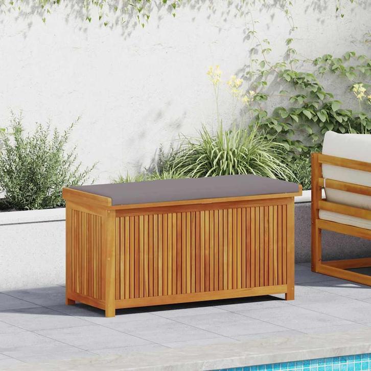 vidaXL Opbergbox voor buiten 113x50x60,5 cm massief, Tuin en Terras, Overige Tuin en Terras, Nieuw, Verzenden