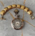 Omega Gods Eye Silver Masonic Pocket Watch - No Reserve, Sieraden, Tassen en Uiterlijk, Horloges | Heren, Nieuw