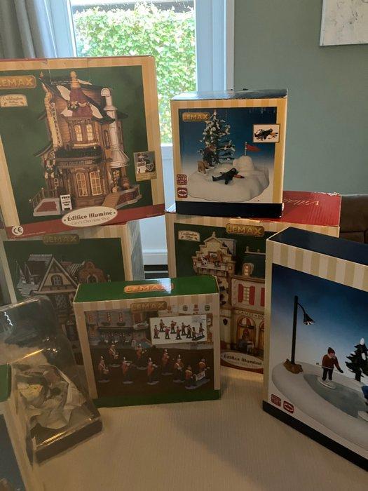 lemax 8 stuks - Kerstdecoratie Lemax (8) - kerken -, Diversen, Kerst