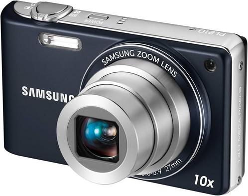 Samsung PL210 Digitale Compact Camera - Blauw, Audio, Tv en Foto, Fotocamera's Digitaal, Zo goed als nieuw, Verzenden
