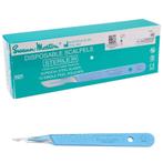 Swann Morton mesjes steriel met handvat 0521 10 stuks nr 15C, Diversen, Verpleegmiddelen, Verzenden, Nieuw