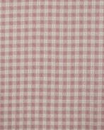 Jacquard Ruit Dusty Roze, Hobby en Vrije tijd, Stoffen en Lappen, Nieuw, Roze