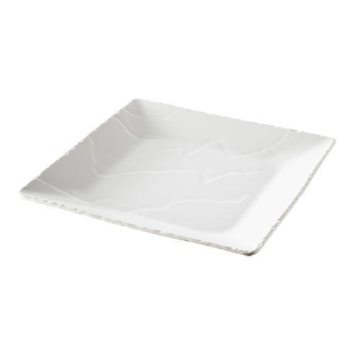 Bord vierkant diep - leisteen look - 28x28cm - wit, Zakelijke goederen, Horeca | Keukenapparatuur, Nieuw in verpakking, Verzenden