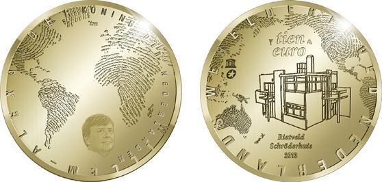 Gouden 10 euro 2013 Proof munt: Rietveld Tientje, Postzegels en Munten, Munten | Nederland, Losse munt, Goud, Verzenden