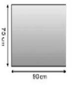 Vloerplaat Glas Rechthoek 75 X 90 Cm, Huis en Inrichting, Kachels, Verzenden, Nieuw