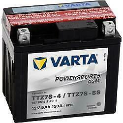 Varta TTZ7S-4 / TTZ7S-BS Powersports AGM Accu 12V 5Ah 113x70, Motoren, Onderdelen | Overige, Verzenden