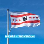 NR 682: Vlag Drenthe 200x300cm standaard, Diversen, Vlaggen en Wimpels, Nieuw