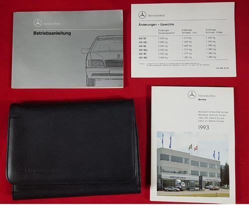 1993 MERCEDES BENS S KLASSE W140 INSTRUCTIEBOEKJE MAP DUITS, Auto diversen, Handleidingen en Instructieboekjes, Verzenden