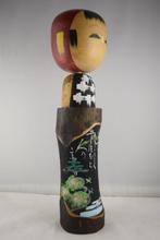 Zeldzame Vintage Kokeshi - Hout - Japan - Shwa periode, Antiek en Kunst