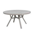 *WOONWINKEL* Brafab Samvaro Ronde Tuintafel Betonlook Beige, Verzenden, Nieuw