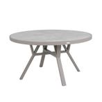 *WOONWINKEL* Brafab Samvaro Ronde Tuintafel Betonlook Beige, Nieuw, Verzenden