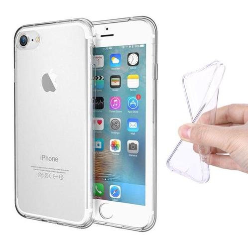 iPhone SE (2020) Full Body 360° Transparant TPU Silicone, Telecommunicatie, Mobiele telefoons | Hoesjes en Frontjes | Apple iPhone