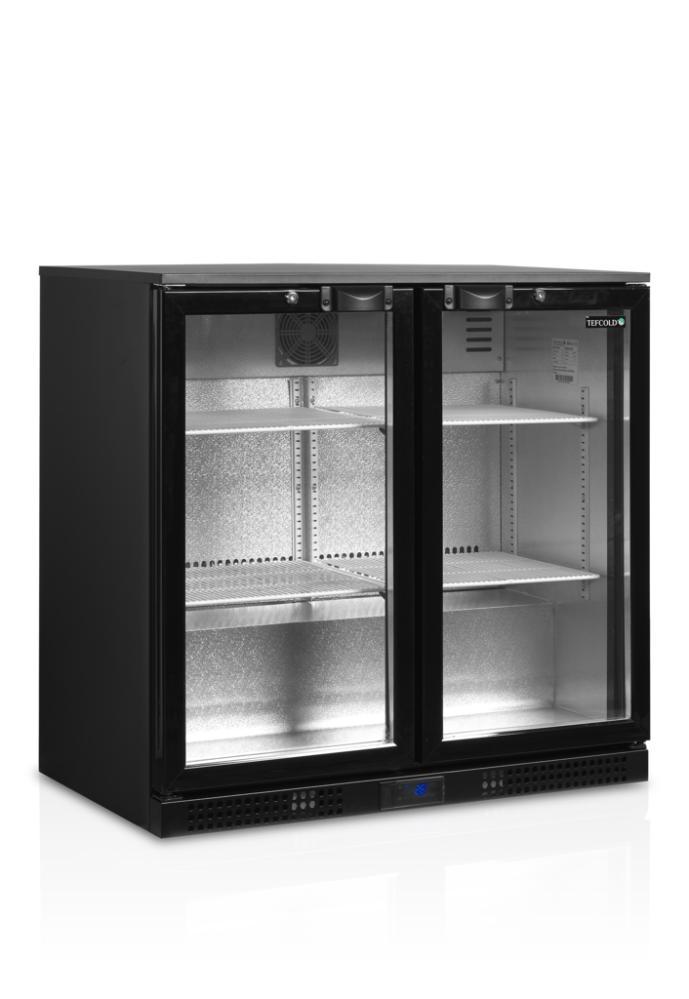 Tefcold glasdeur koelkast | 2-deurs barkoeling | DB201H, Zakelijke goederen, Horeca | Keukenapparatuur, Nieuw in verpakking, Koelen en Vriezen