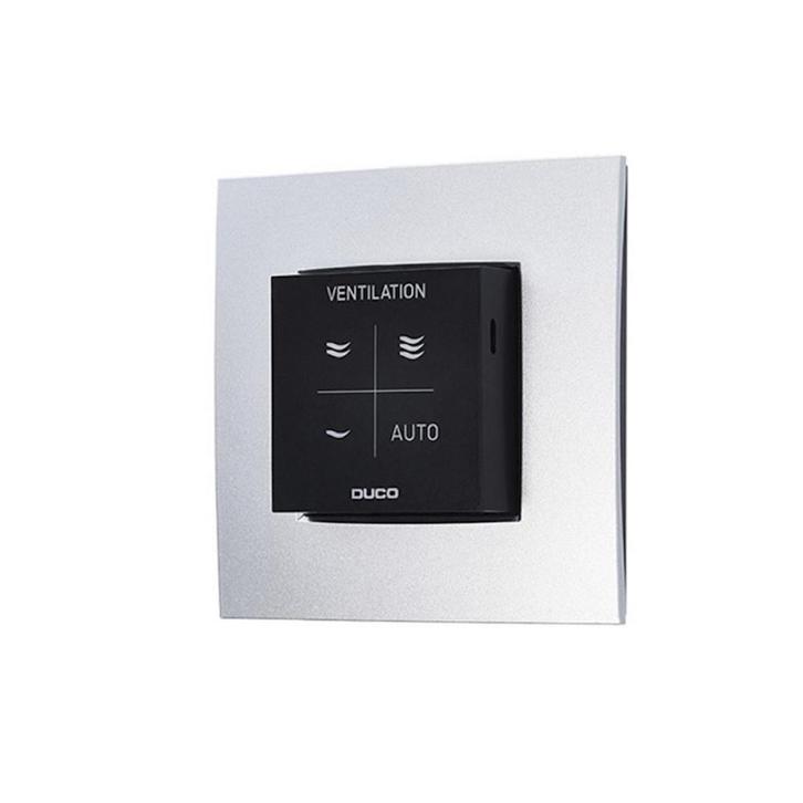 Duco vocht ruimtesensor met bediening zwart - bedraad -, Doe-het-zelf en Verbouw, Ventilatie en Afzuiging, Ophalen of Verzenden