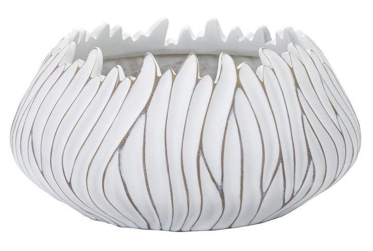 GASPEAU POLYRESIN HONDURAS CM Ø 40X20, Huis en Inrichting, Woonaccessoires | Vazen, Ophalen of Verzenden