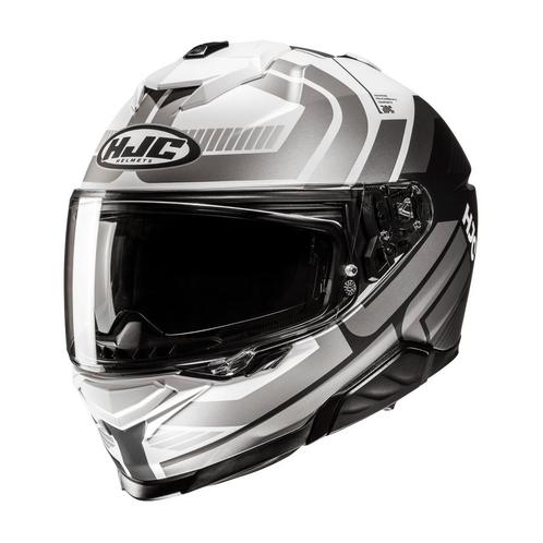 HJC i71 Viz Zwart Grijs Wit Integraalhelm, Motoren, Kleding | Motorhelmen, Integraalhelm, Heren, S, Nieuw met kaartje, HJC, Verzenden