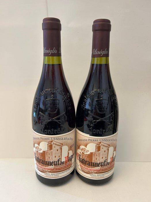 2003 Domaine Pierre Usseglio & Fils, Chateauneuf-du-Pape -, Verzamelen, Wijnen