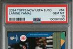 2024 Topps Now UEFA Euro Lamine Yamal #54 PSA 10 Graded card, Nieuw