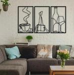 Wanddecoratie (3) - AGA Design - Italië - Wijn, koffie en