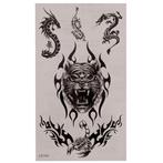 Plaktatoeage - Neptattoo - Japanse Draken & Tijger & Schorpi, Ophalen of Verzenden, Nieuw