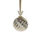 decoratie bal gewei goud 12cm, Verzenden, Nieuw