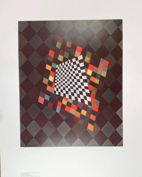 Wassily Kandinsky (1866-1944) - Square, 1927 - Artprint - 90, Antiek en Kunst, Kunst | Tekeningen en Foto's