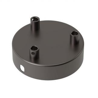 Plafondkap | Calex (Rond, 3 lampen, Mat parel zwart), Huis en Inrichting, Lampen | Hanglampen, Nieuw, Verzenden