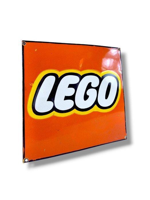 LEGO - Emaille plaat - Emaille, Antiek en Kunst, Antiek | Wandborden en Tegels
